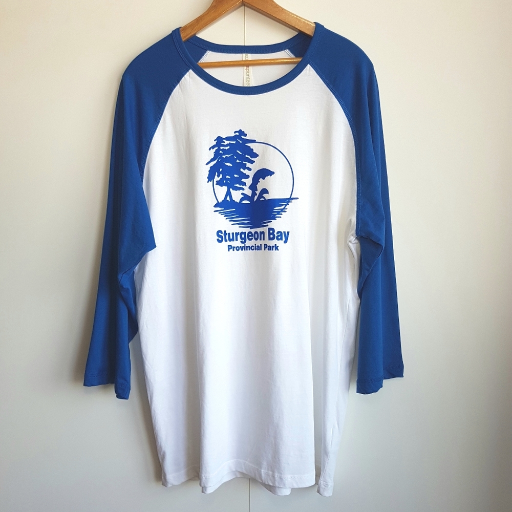 STURGEON BAY 3/4 Sleeve Baseball T-Shirt Size XL